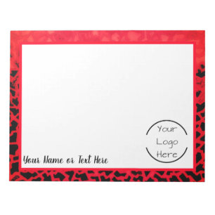 Nom personnalisé - Bloc-notes du logo