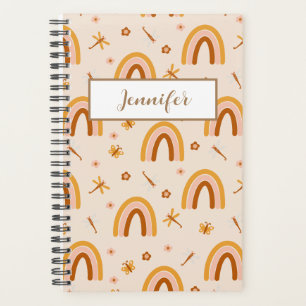 Nom personnalisé Boho Rainbow Planner