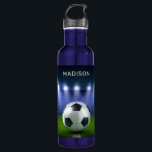 Nom personnalisé Bouteilles d'eau du Soccer Stadiu<br><div class="desc">Voir mon magasin pour plus d'articles de sport.</div>