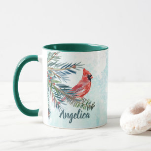 Nom personnalisé Cardinal Cadeau Mug