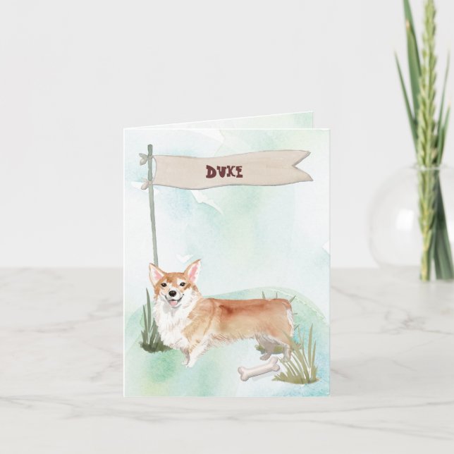 Nom personnalisé Chocolat Lab Animal de compagnie  (Devant)