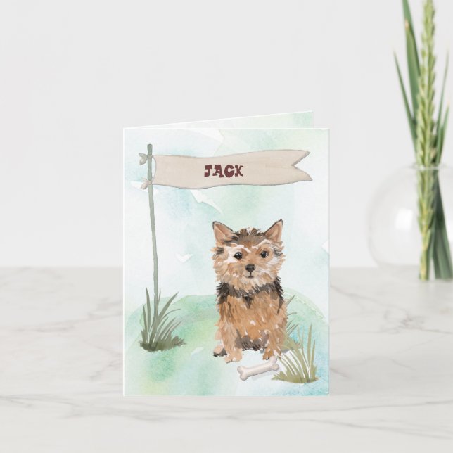 Nom personnalisé Chocolat Lab Animal de compagnie  (Devant)
