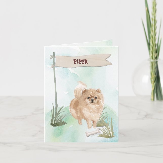 Nom personnalisé Chocolat Lab Animal de compagnie  (Devant)