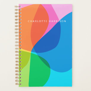 Nom personnalisé Colorful Abstrait Jouer Chic