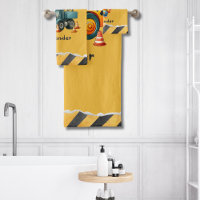 Nom personnalisé Construction Véhicules bébé garço
