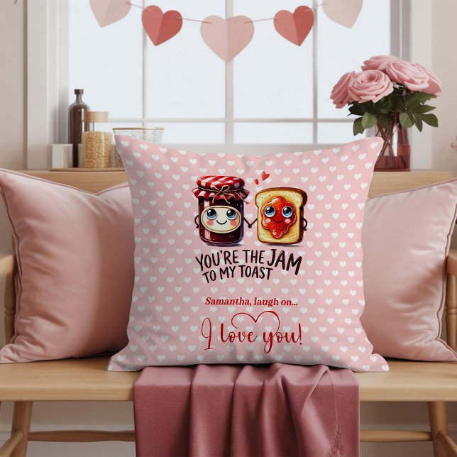 Nom personnalisé Coussin de nourriture mignon drôl (Custom Name Cute Funny Food Pillow)