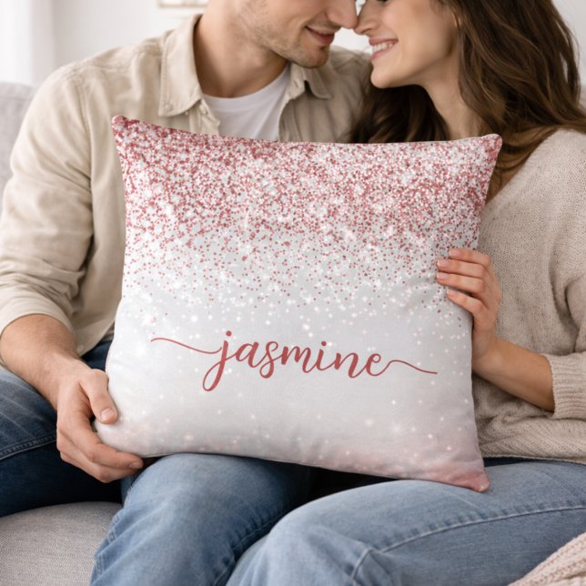 Nom personnalisé Coussin décoratif Shining Bright  (Créateur téléchargé)
