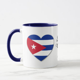 Nom personnalisé Cuba Love mugs