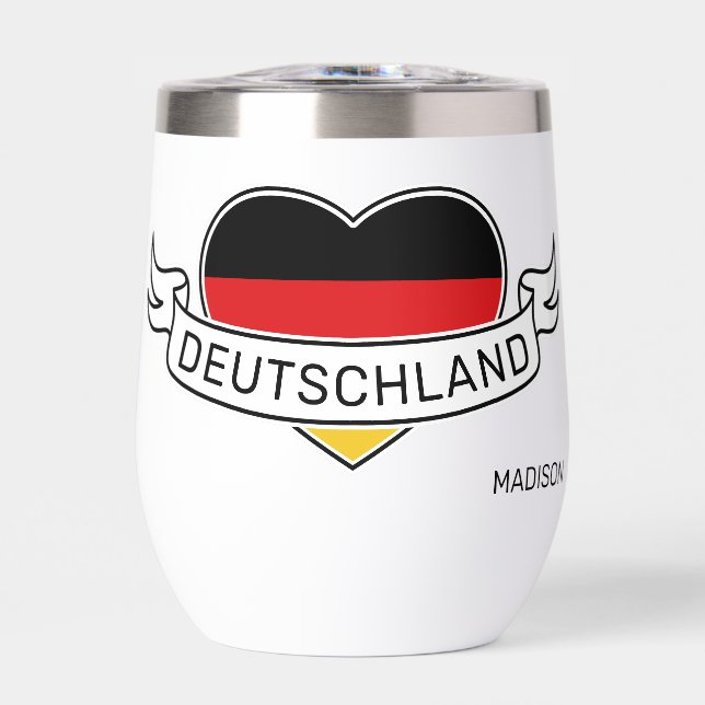 Nom personnalisé d'amour allemand (Avant)