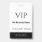 Nom personnalisé Date VIP All Access Pass Badge de
