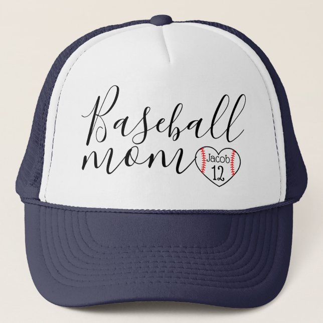 nom personnalisé de coeur de casquette de (Devant)