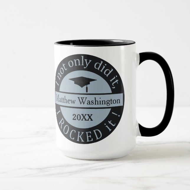 Nom personnalisé de la graduation et les tasses de (Droite)