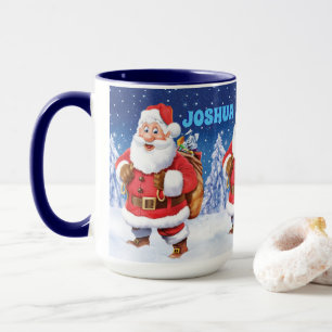 Nom personnalisé de la tasse de café de Noël, Joll
