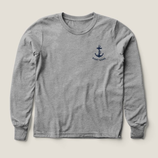 Nom personnalisé de l'Ancre nautique (Motif recto)
