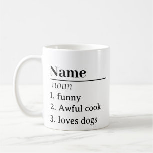Nom personnalisé Définition Mug Cadeaux Idées Prés