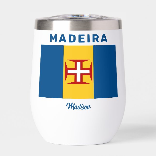 Nom personnalisé Drapeau Madeira (Avant)