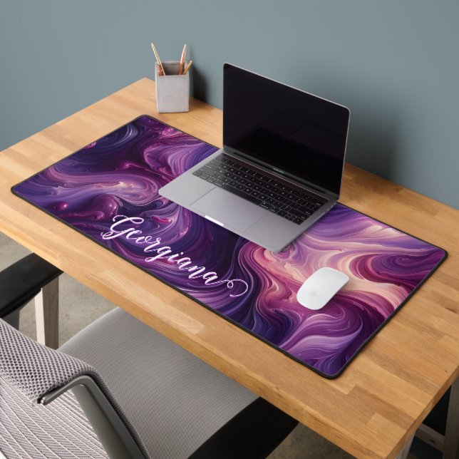 Nom personnalisé Effet peinture violet vibrant (Bureau 2)