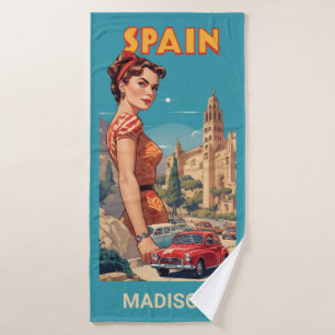 Nom personnalisé Espagne Vintage