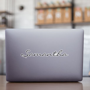 Nom personnalisé Étiquette de l'ordinateur portabl