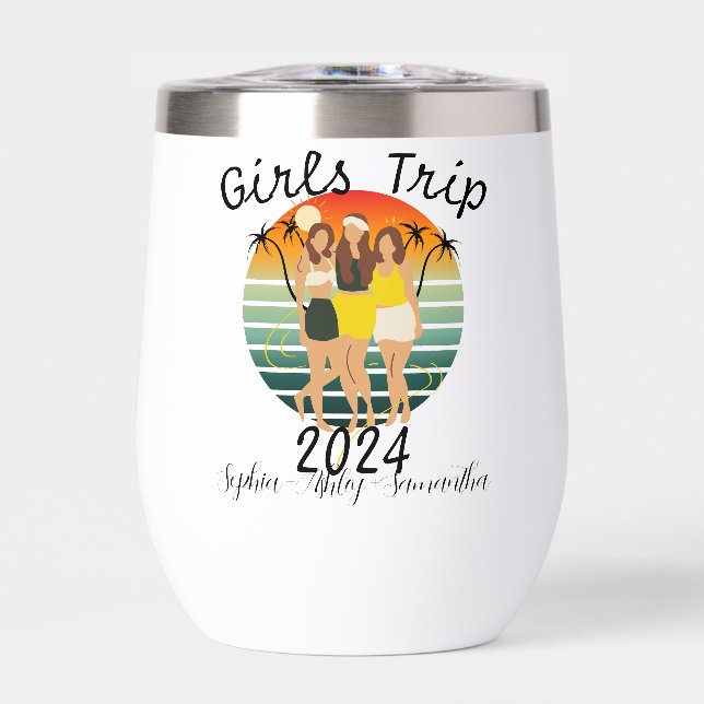 Nom personnalisé filles voyage 2024 (Avant)