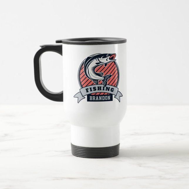 Nom personnalisé Fisher mugs (Gauche)