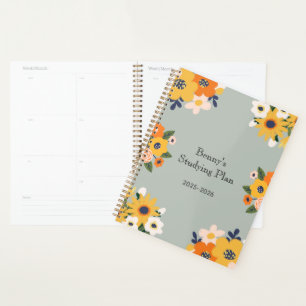 Nom personnalisé Floral