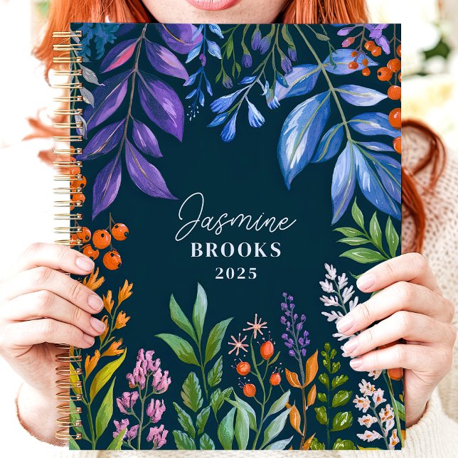 Nom personnalisé floral tropical vibrant (Créateur téléchargé)