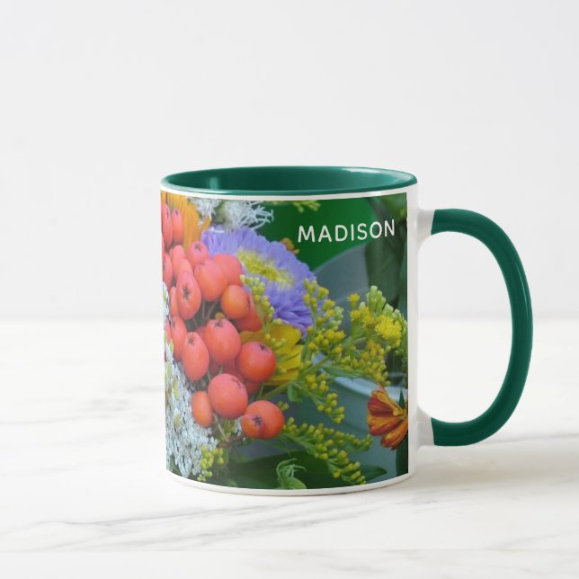 Nom personnalisé Flower mugs - choisir style et co (Droite)