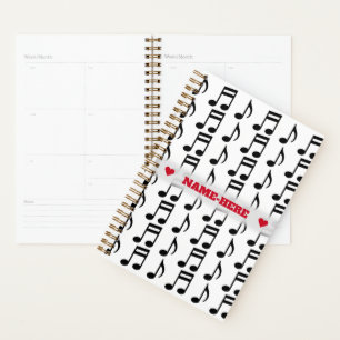 Nom personnalisé + Grille du planificateur Notes m