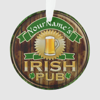 Nom personnalisé Irish Pub Signer la Saint Patrick