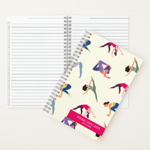 Nom personnalisé journal de suivi de sport de gym 