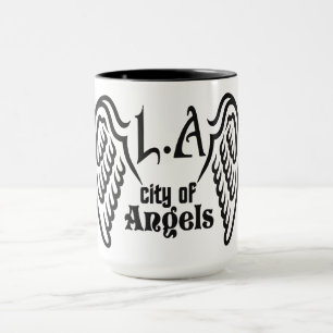 Nom personnalisé L.A. Los Angeles mugs