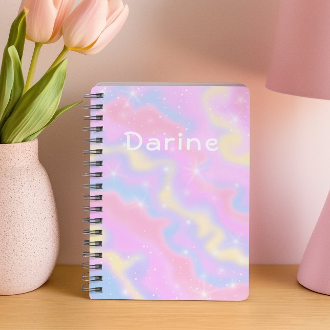 Nom personnalisé l Éperviers colorés Rainbow Girly (Créateur téléchargé)