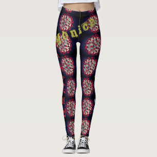 Nom personnalisé Leggings tribaux