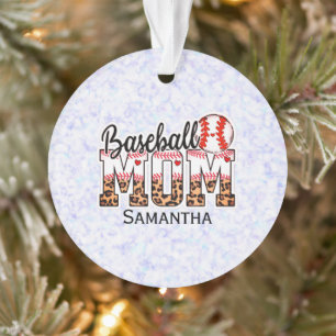 Nom personnalisé Maman de baseball   Fête des mère