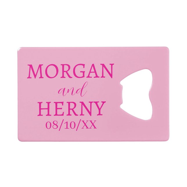 NOM PERSONNALISÉ MARIAGE MODERNE STYLÉ  (Devant (Horizontal))