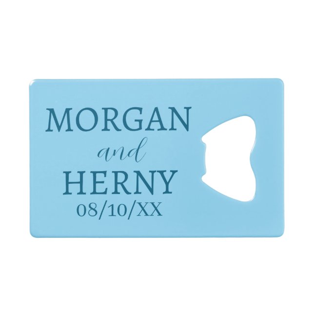 NOM PERSONNALISÉ MARIAGE STYLÉ MODERNE  (Devant (Horizontal))