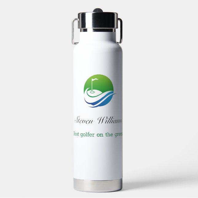 Nom personnalisé Meilleure bouteille d'eau de Golf (Salle de sport)