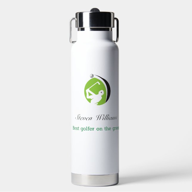 Nom personnalisé Meilleure bouteille d'eau de Golf (Salle de sport)