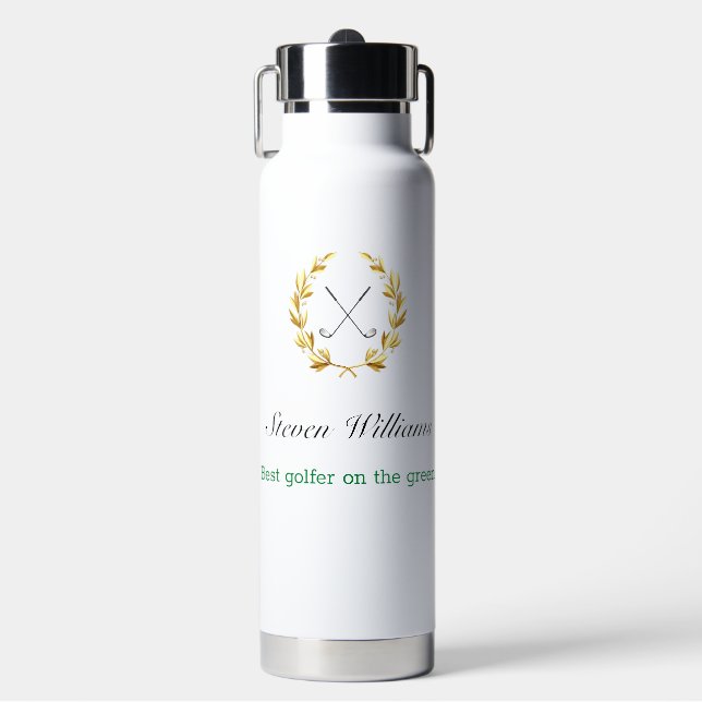 Nom personnalisé Meilleure bouteille d'eau de Golf (Salle de sport)