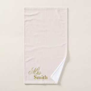 Nom personnalisé Mme Smith Blush Or