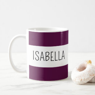 Nom personnalisé Mug cadeau de Noël pour lui / ell
