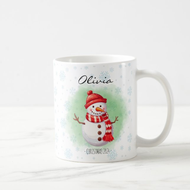 Nom personnalisé Mug de Noël (Droite)