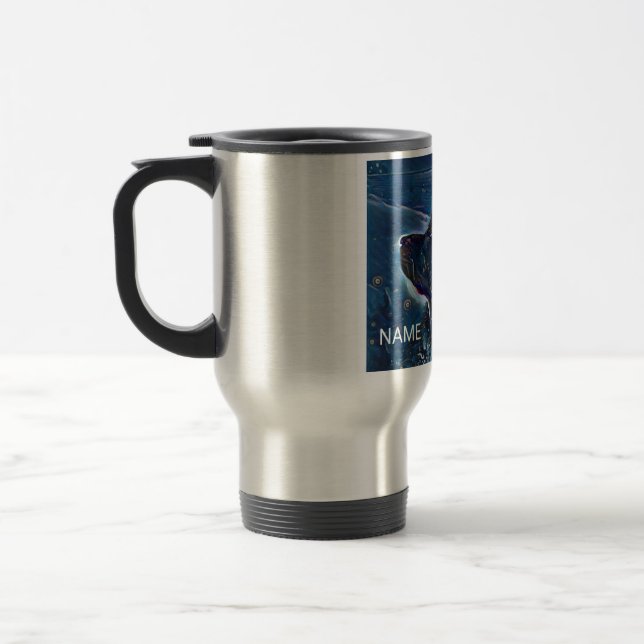 NOM PERSONNALISÉ MUG DE VOYAGE AVEC RÉCUPÉRATION E (Gauche)