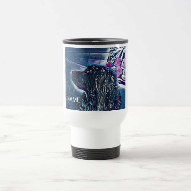 NOM PERSONNALISÉ MUG DE VOYAGE AVEC RÉCUPÉRATION E (Centre)