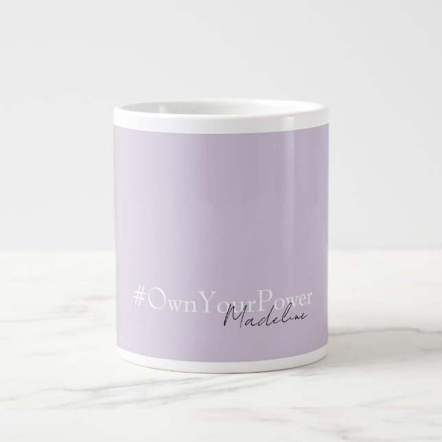 Nom personnalisé Mug - Girlboss Empowerment Cadeau (Devant)