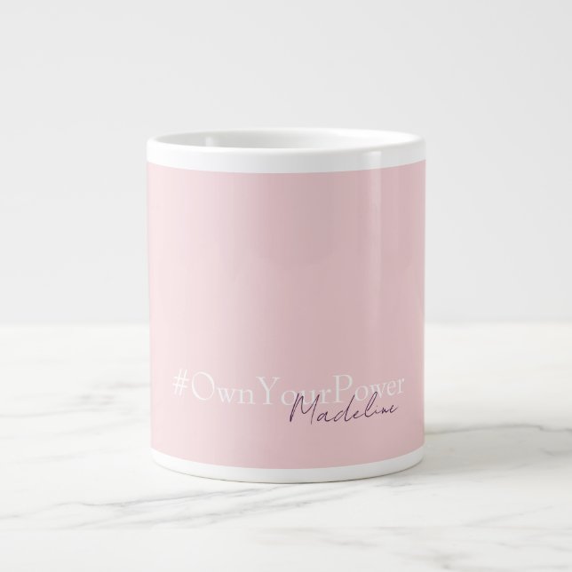 Nom personnalisé Mug - Girlboss Empowerment Cadeau (Devant)