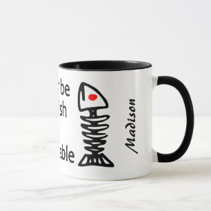 Nom personnalisé Poker Fish mugs