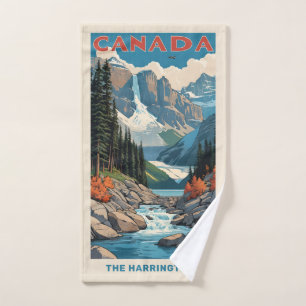 Nom personnalisé Poster de voyage Canada