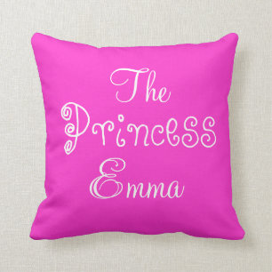 Nom personnalisé Princess Emma Coussin